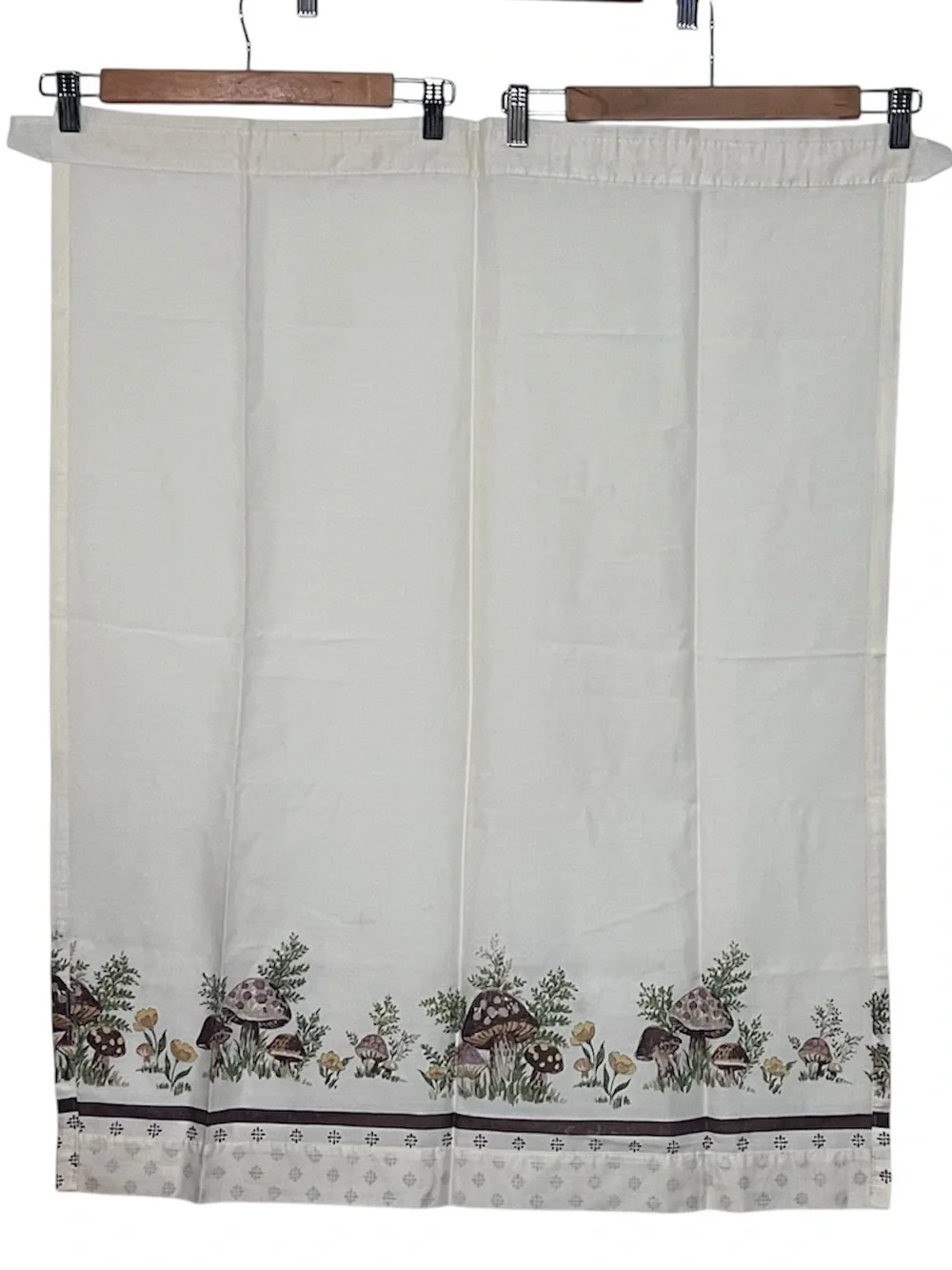 Vintage Merry Mushroom Curtain Panel 1.25